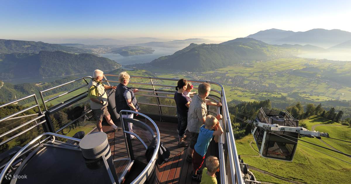 Mount Stanserhorn Tour with CabriO Open Top Cable Car (Zurich